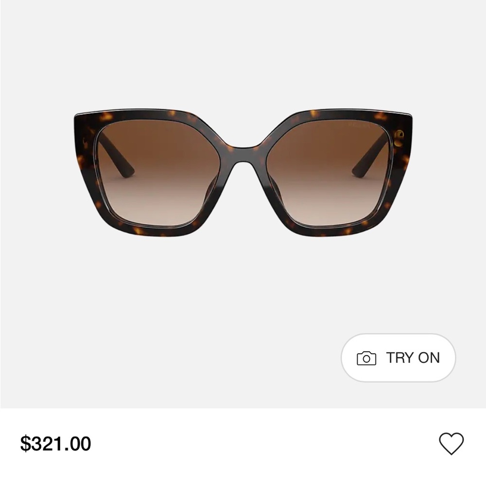 Prada Tortoise Shell Women's Sunglasses - Picture 2 of 5
